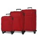 Movom Atlanta bagageset 56 - 66 - 77 cm rood