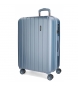Movom Movom Wood large suitcase rigid Silver -49x70x28cm
