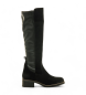 Mustang Botas de couro Frontier pretas