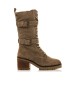 Mustang Botas de piel Hill Marron