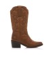 Mustang Tanubis brown boots -Height heel 6cm