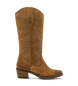 Mustang Bottes en cuir Teo marron