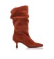 Mustang Indie leather boots red