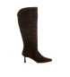 MTNG Bottes en cuir marron Ninete