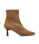 Mustang Ninette beige ankle boots