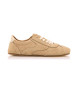 MTNG Free Mia beige leather trainers
