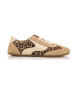 MTNG Free Mia beige leather trainers
