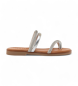 Mustang Silver Alysa Sandals