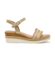 MTNG Elif gold sandals