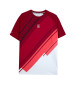 Munich Strepen T-shirt rood
