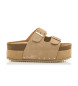 Mustang Sandalias de piel Everly beige