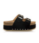 MTNG Sandalias de piel Everly negro