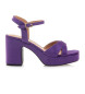 MTNG Heeled sandals 53429 purple