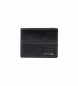 National Geographic Brieftasche aus schwarzem Galaxy-Leder -2x11x9cm