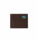 National Geographic Leather wallet Water brown -2x11x9cm