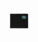 National Geographic Leather wallet Water black -2x11x9cm