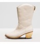 Neosens Stivali in Pelle S3098 Munson bianco -Altezza tacco n 5,5cm-