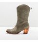 Neosens Leather boots S3098S Vesuvius green -Heel height: 5,5cm