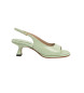 Neosens Zapatos de piel S3165 verde -Altura tacón 6cm-