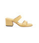 Neosens Läder sandaler S3174 gul -Heel höjd 6cm