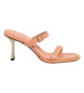 Neosens Läder sandaler S3194 Nappa orange -Heel höjd: 8cm