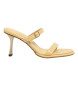 Neosens Läder sandaler S3194 Nappa gul -Heel höjd: 8cm