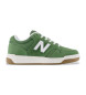 New Balance Træningssko i læder B480 LACE grøn