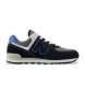 New Balance Ténis 574 Lace preto