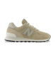 New Balance Baskets en cuir 574 beige