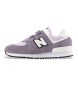 New Balance Zapatillas 574 Hook & Loop gris