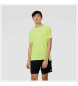 New Balance T-shirt verde Accelerate