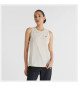 New Balance T-shirt Sport Essentials Heathertech bianco sporco