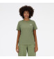 New Balance T-shirt sportiva verde essenziale