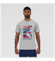 New Balance T-shirt da triathlon grigia Sport Essentials