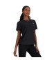New Balance Schwarzes Leichtathletik-T-Shirt