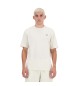 New Balance T-Shirt sport en coton basique beige