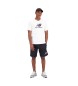 New Balance T-shirt Essentials Stacked branca