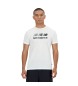New Balance Camiseta Sport Essentials Heathertech blanco