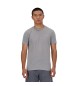 New Balance Sport Essentials Heathertech T-shirt grijs