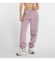 New Balance Graficzne polarowe spodnie jogger w kolorze różowym