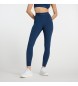 New Balance NB Sleek Sportleggings med hög midja 25 marinblå