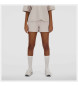 New Balance Linear Heritage shorts i fransk frotté, brune