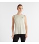 New Balance T-shirt Sport Essentials Heathertech beige