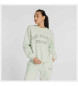 New Balance Grafisch fleece crew sweatshirt groen