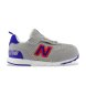 New Balance Gray Hook and Loop 515 Sneakers