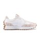New Balance Zapatillas de piel 327 beige