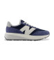 New Balance Skórzane trampki 370 navy