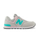 New Balance Skórzane sneakersy 574 Core szary