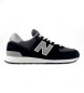 New Balance Leather Sneakers 574 black
