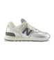 New Balance Leder Turnschuhe 574 silber New Balance Leder Turnschuhe 574 silber